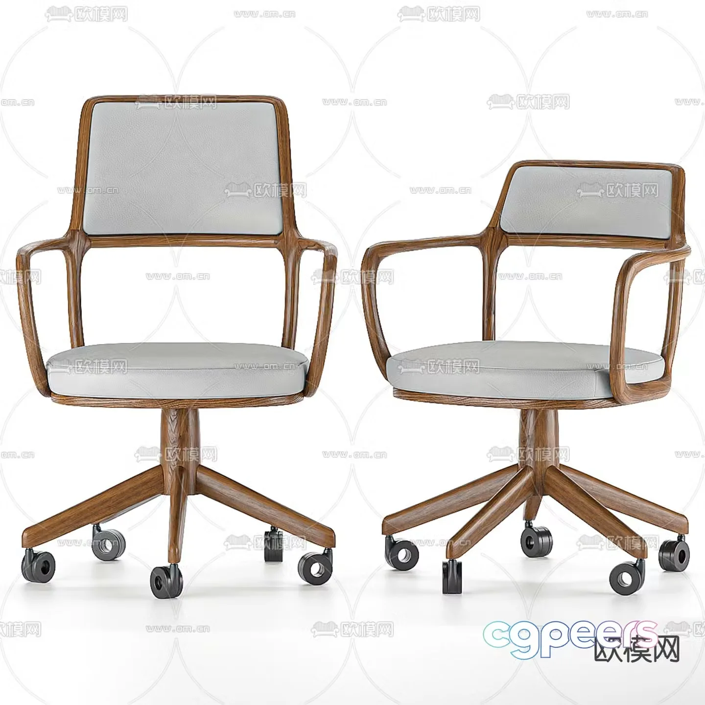 Office chair class chair 3d model