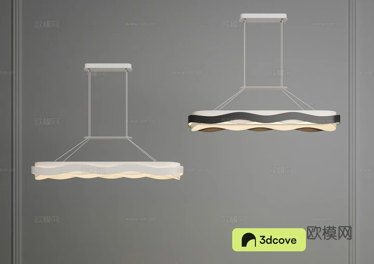 Cream chandelier long strip chandelier one-line chandelier restaurant chandelier study chandelier Italian chandelier
