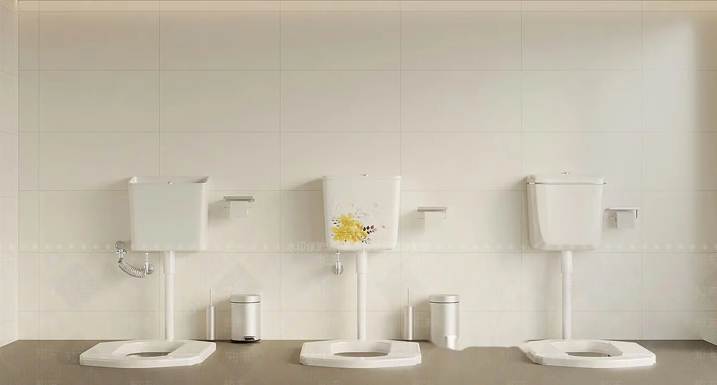 White Bathroom Fixtures 3D Model – 7308 – VRAY Render