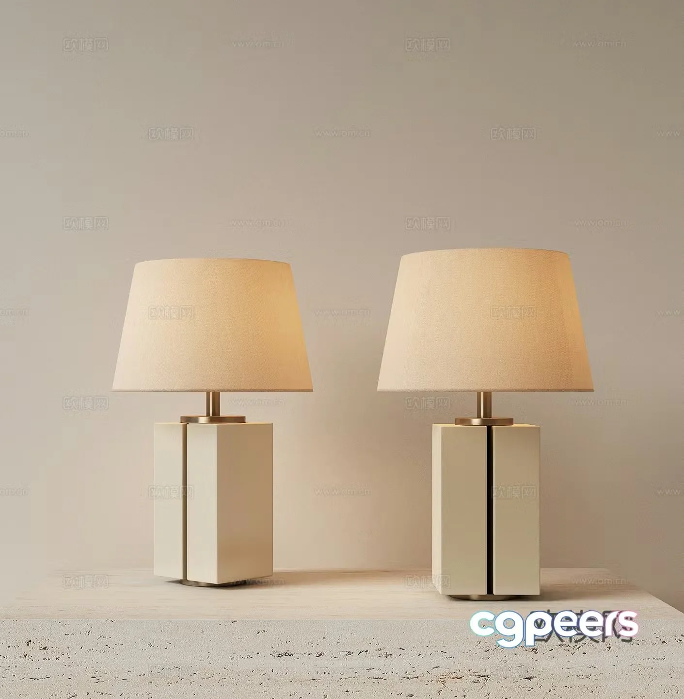 Modern light luxury desk lamp bedside desk lamp study desk lamp living room desk lamp retro desk lamp 3D model