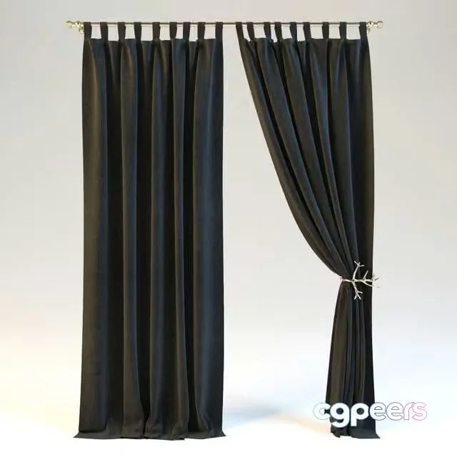 3ds Max Free – Black curtains