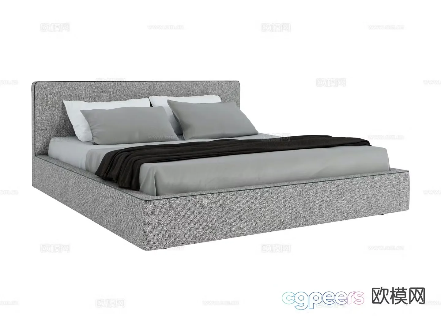alberta LAGUNA double bed 3d model