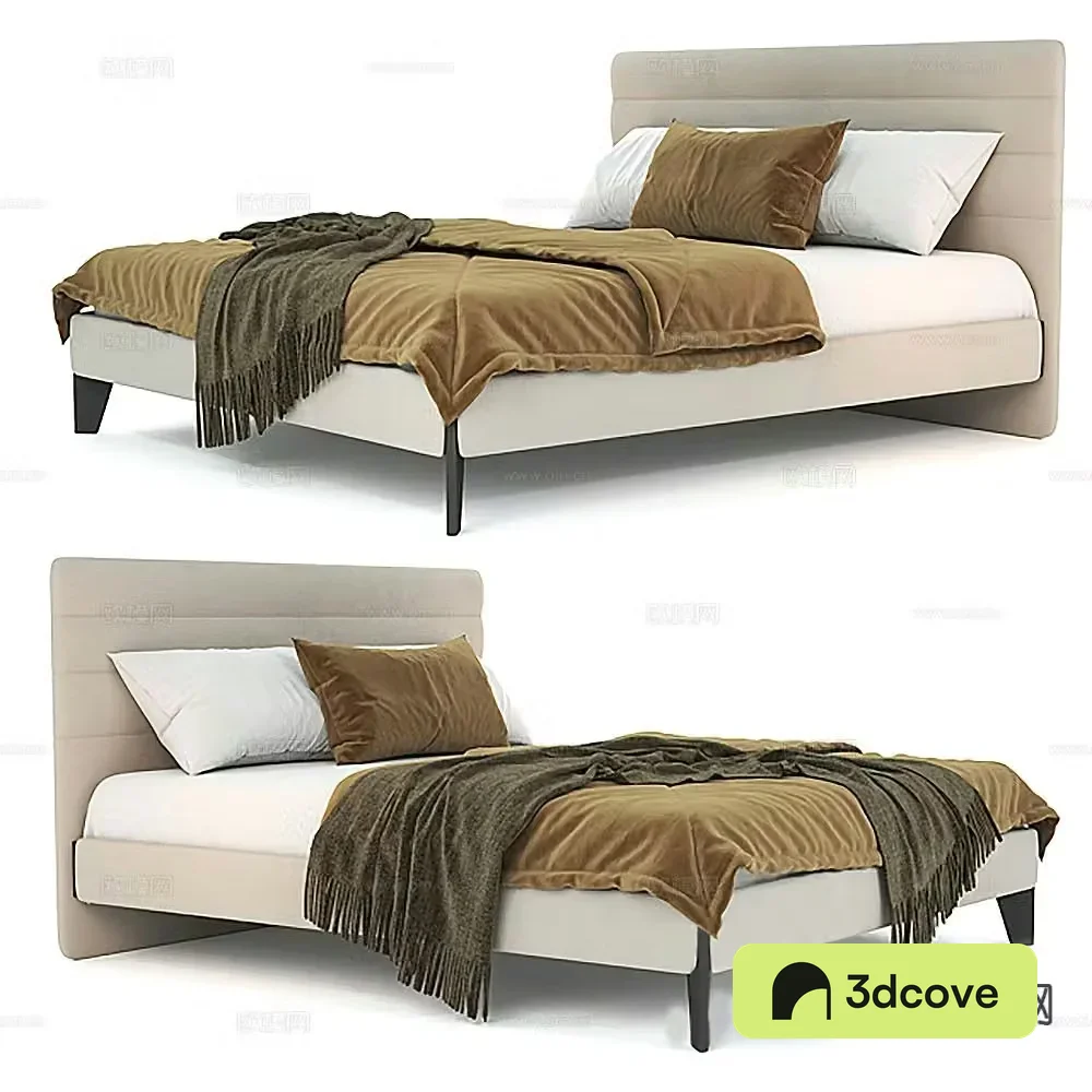 Modern double bed