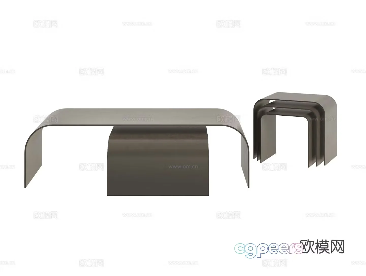 Visionnaire Wright coffee table 3d model