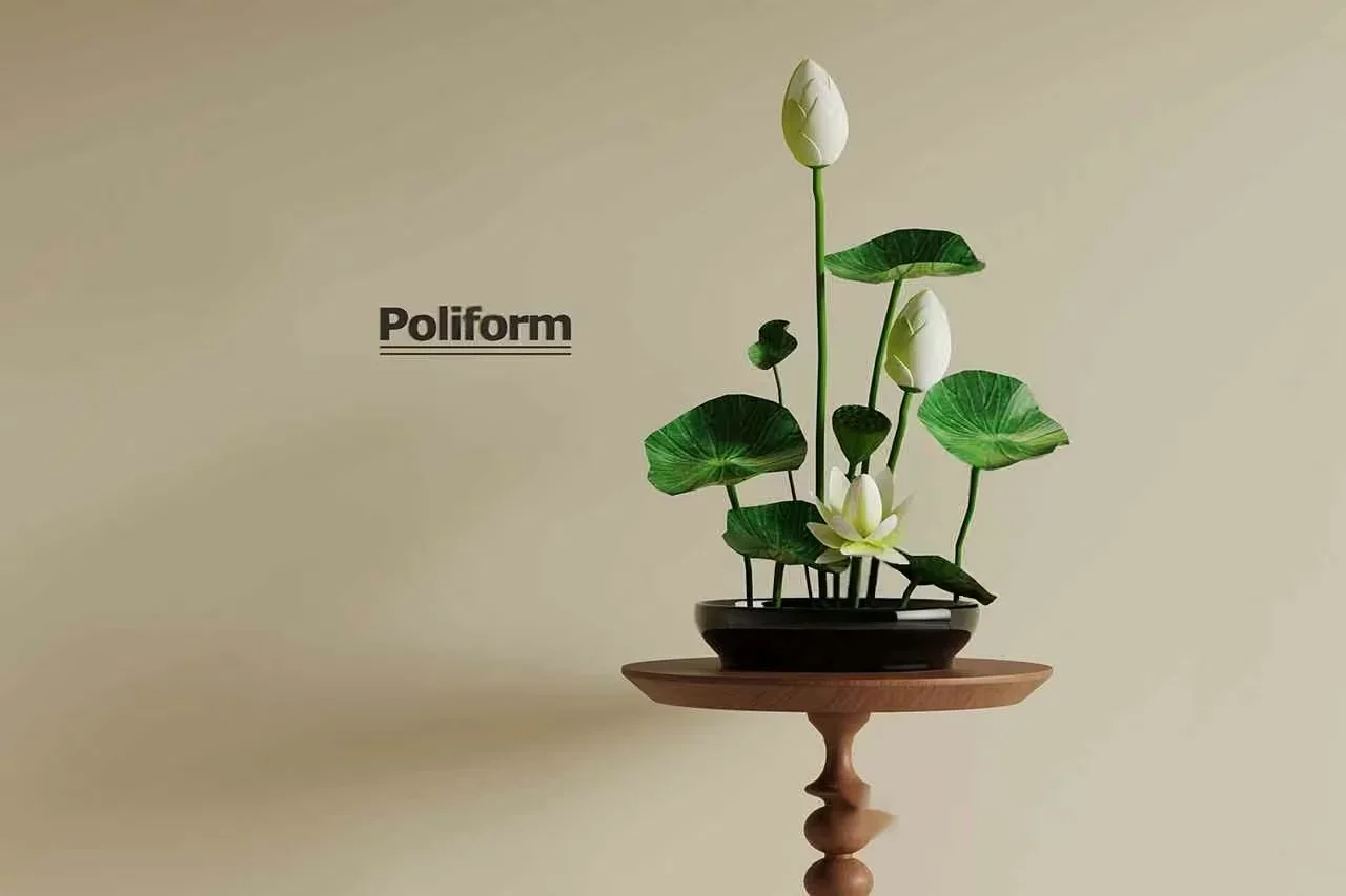 A Decorative Flower Arrangement 3D Model – 13608 – VRAY Render