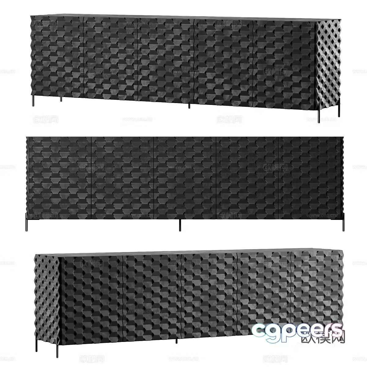 TV cabinet 3d model