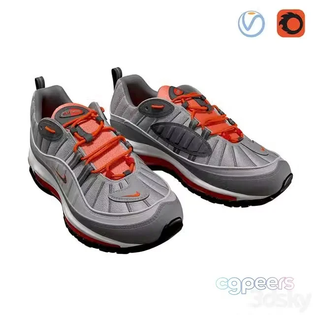3ds Max Free – Nike air max 98 GRAY