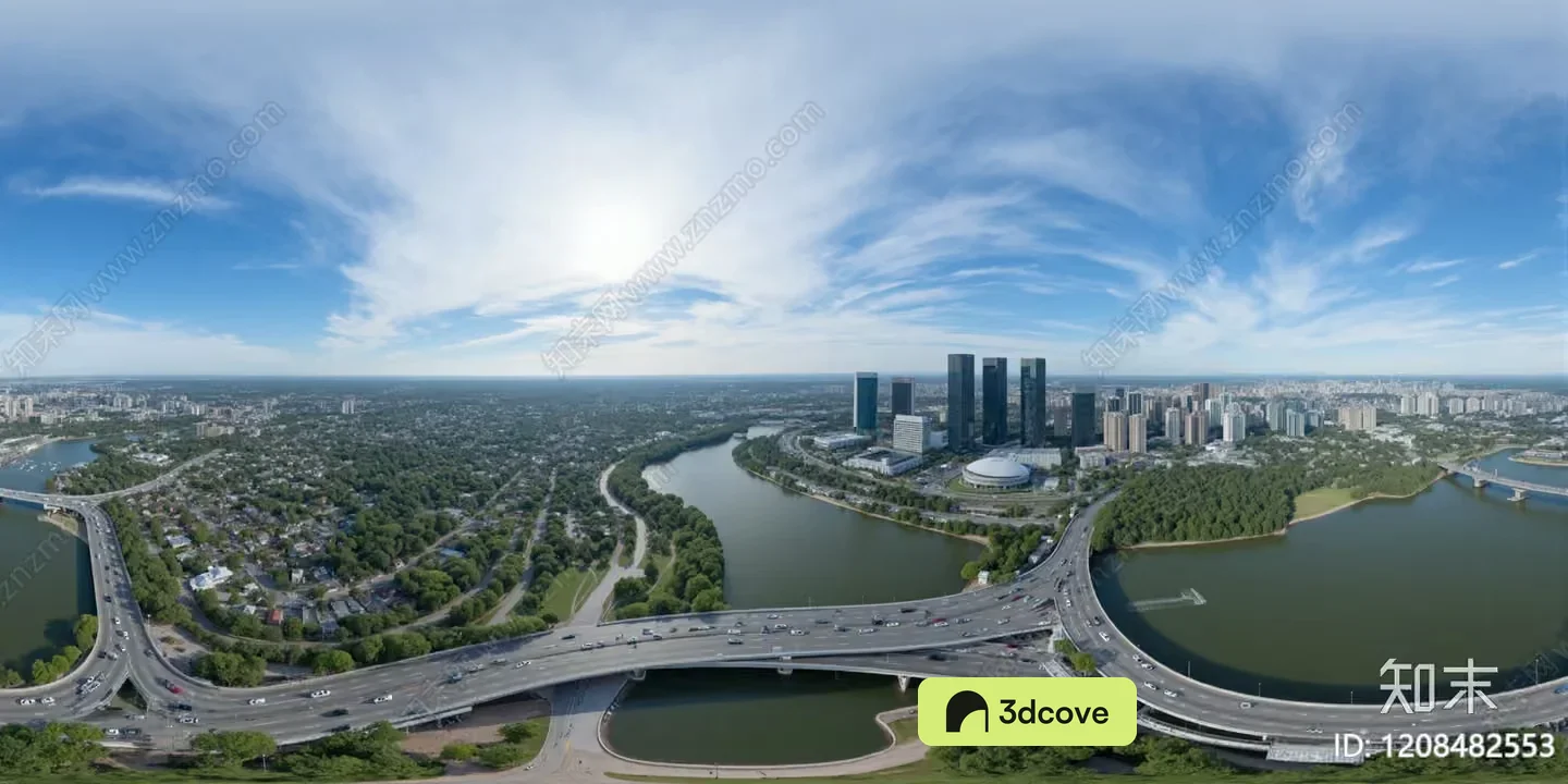 Aerial View Of A City