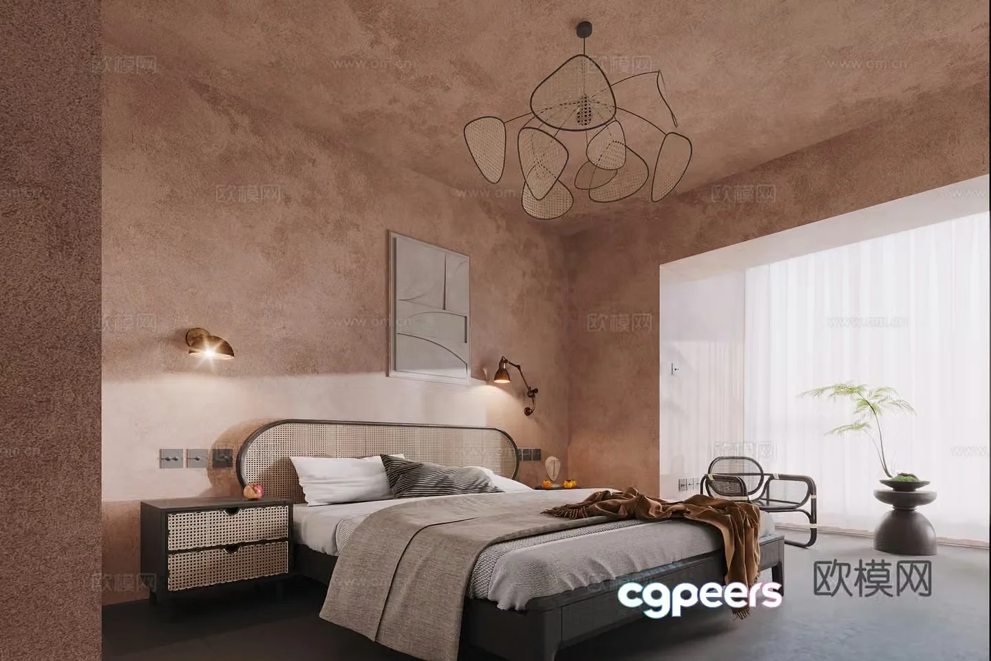 Jijifeng master bedroom 3D model