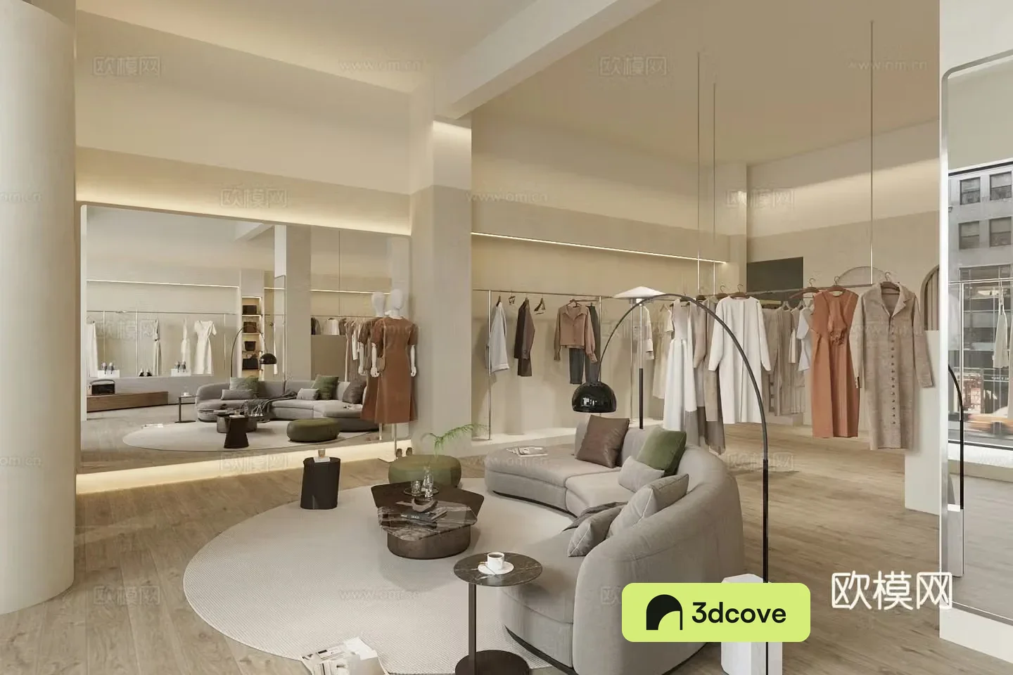 Wasabi Clothing Store Women’s Clothing Store 3D Model