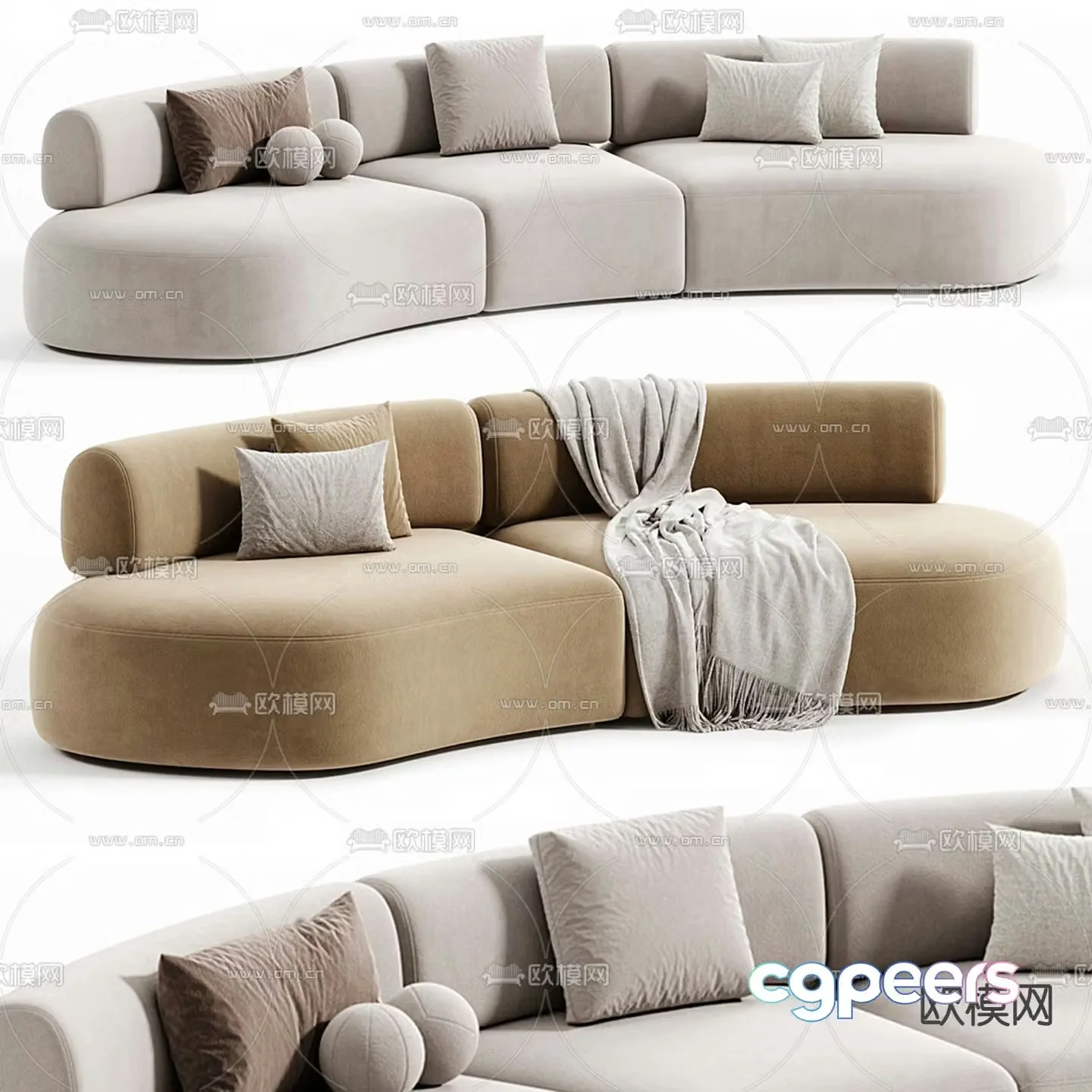Bangbang leisure sofa 3d model