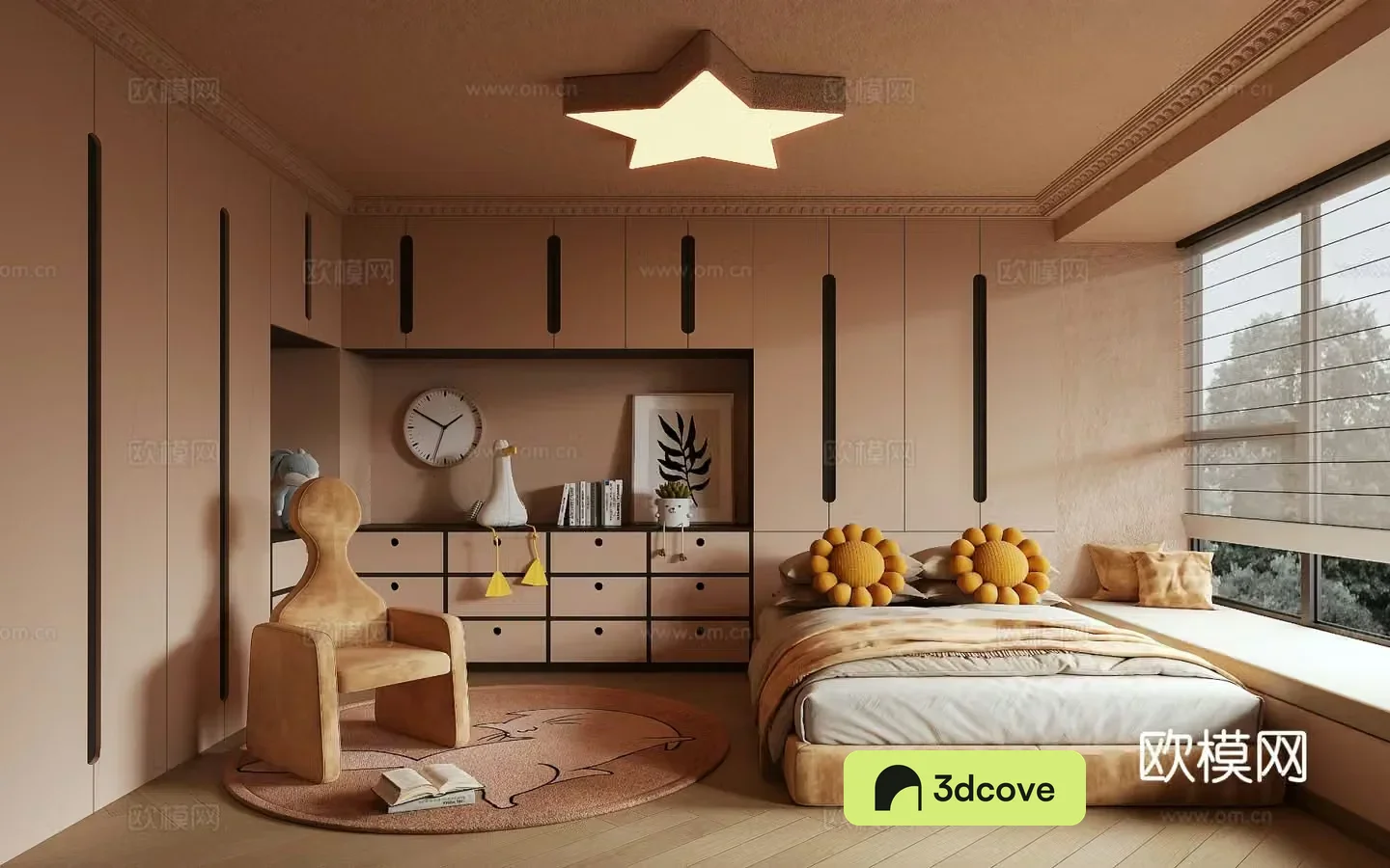 Creamy Style Children’s Room