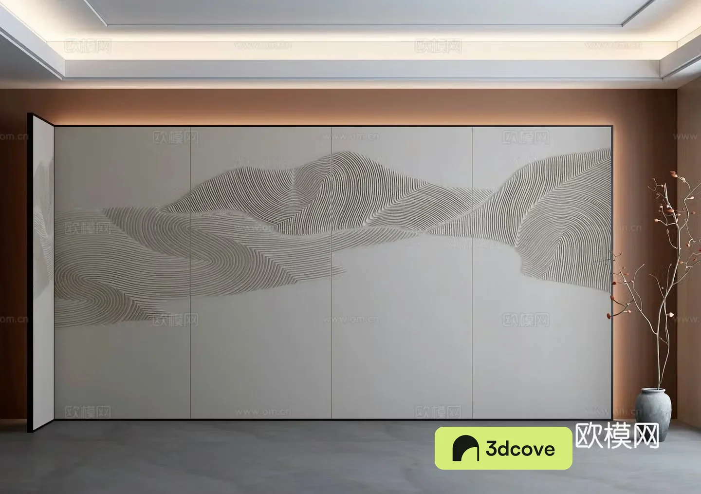 New Chinese style background wall