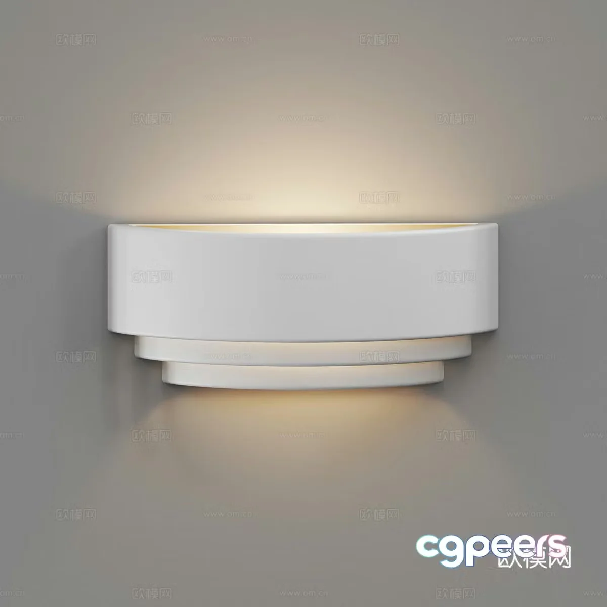 Modern Cream Style Nordlux Lancio Wall Light 3D Model