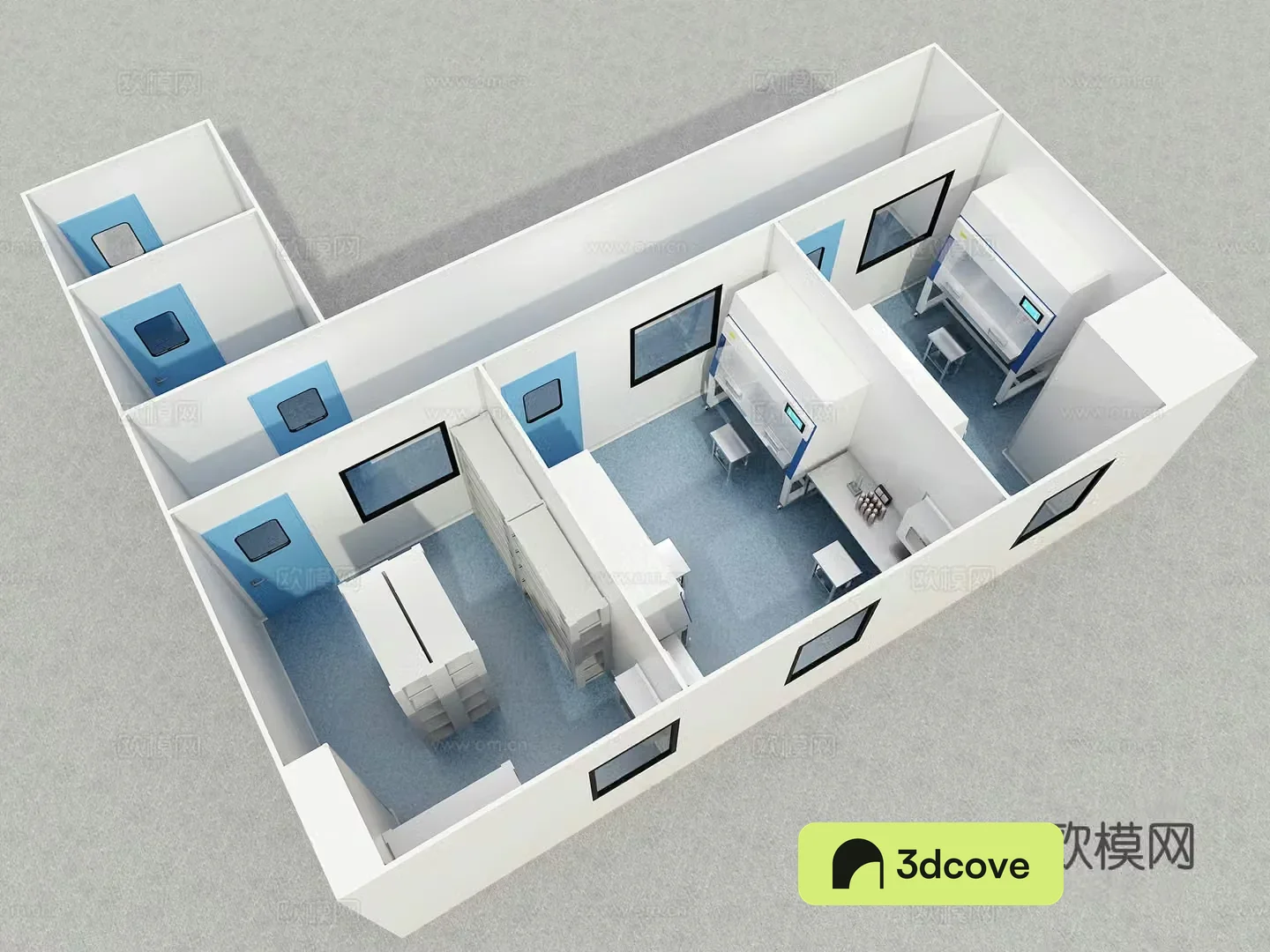 Modern PCR laboratory