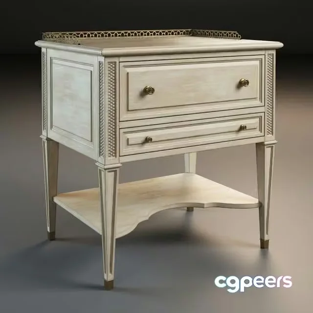 3ds Max Free – Century Furniture – Auburn Nightstand – I29-222