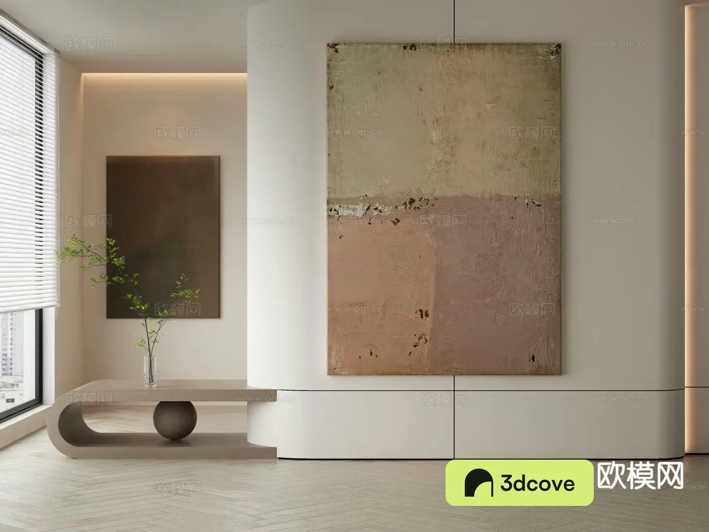 Wabi-sabi painting texture painting decorative painting hanging painting