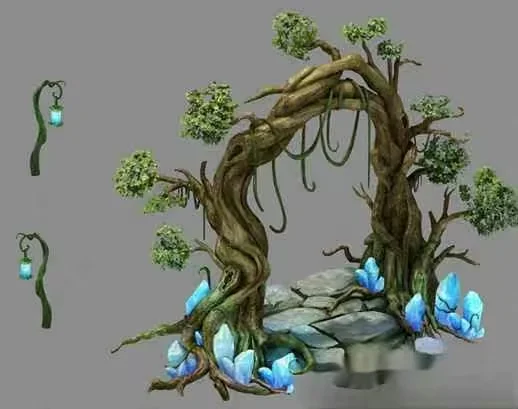 A Fantasy Tree 3D Model – 5377 – VRAY Render