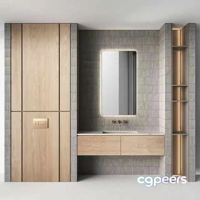 3ds Max Free – Bathroom ST4