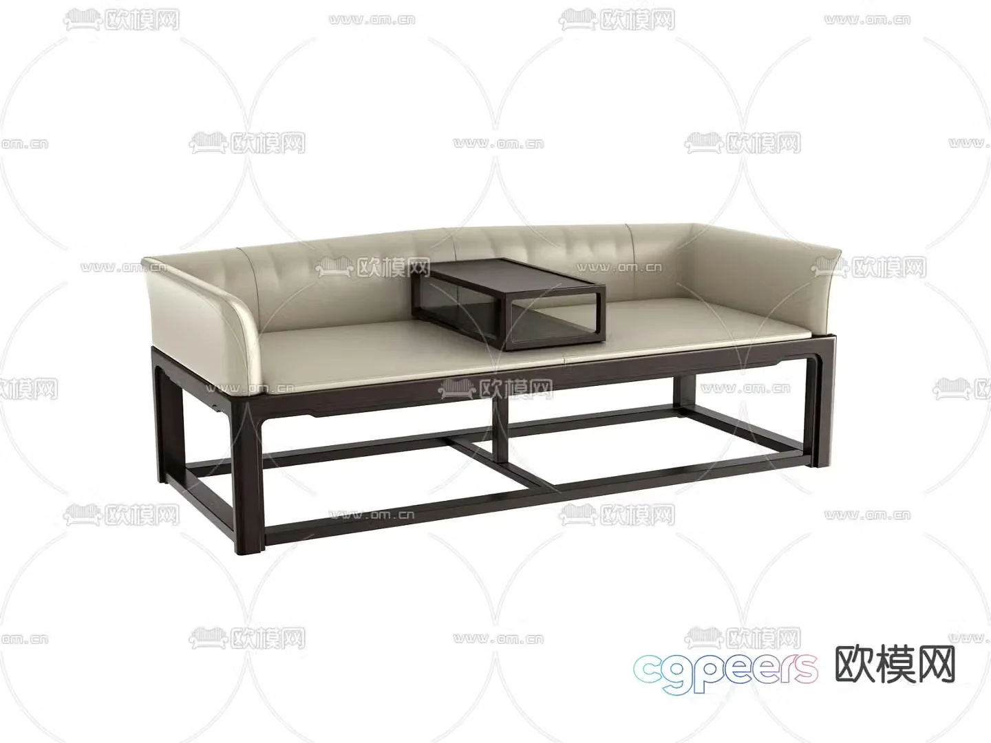 New Chinese style Arhat bed 3D model