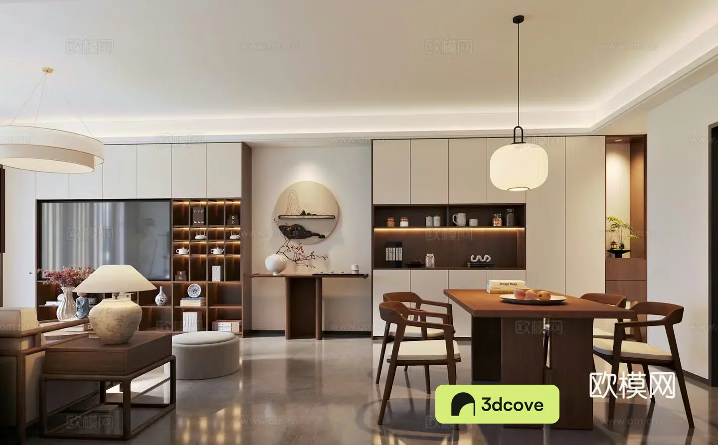 Living and Restaurant New Chinese style Living and Restaurant