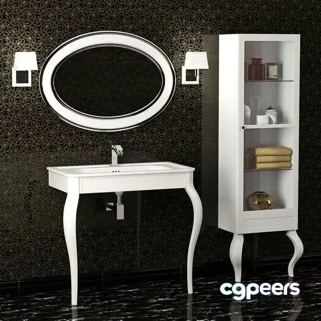 3ds Max Free – Plumbing fixtures and furniture NOKEN