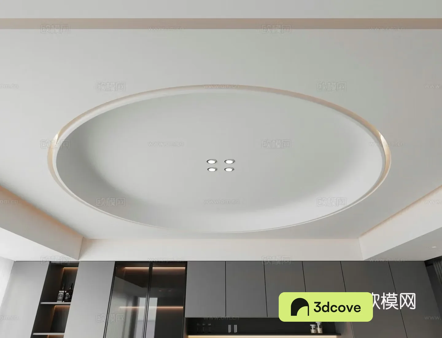 Modern ceiling round ceiling