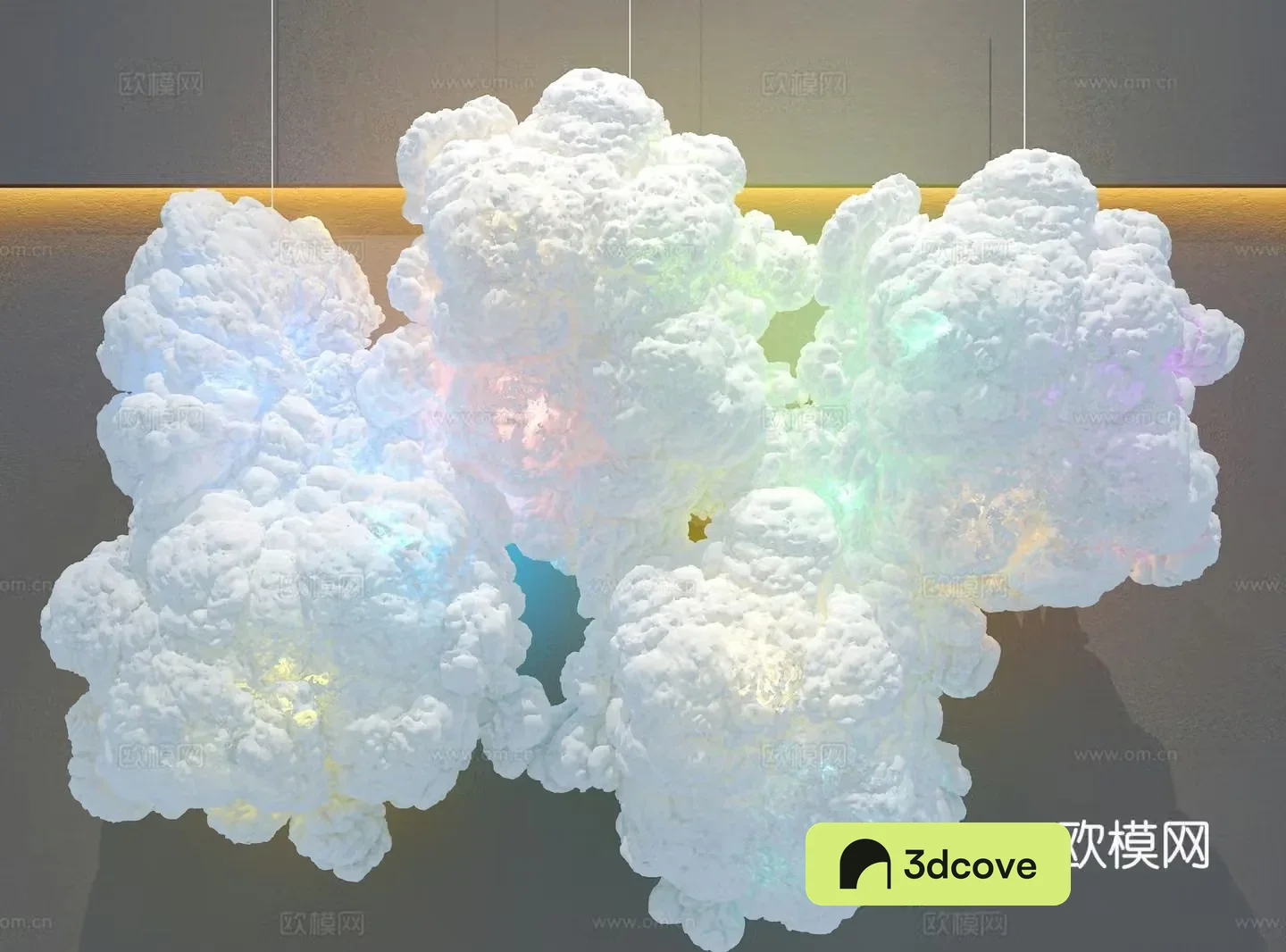 Modern decorative lamp cloud chandelier