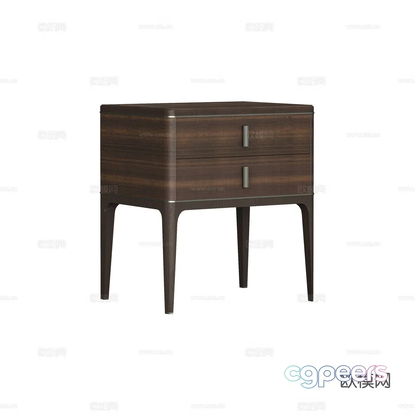 wabi-sabi bedside table 3d model