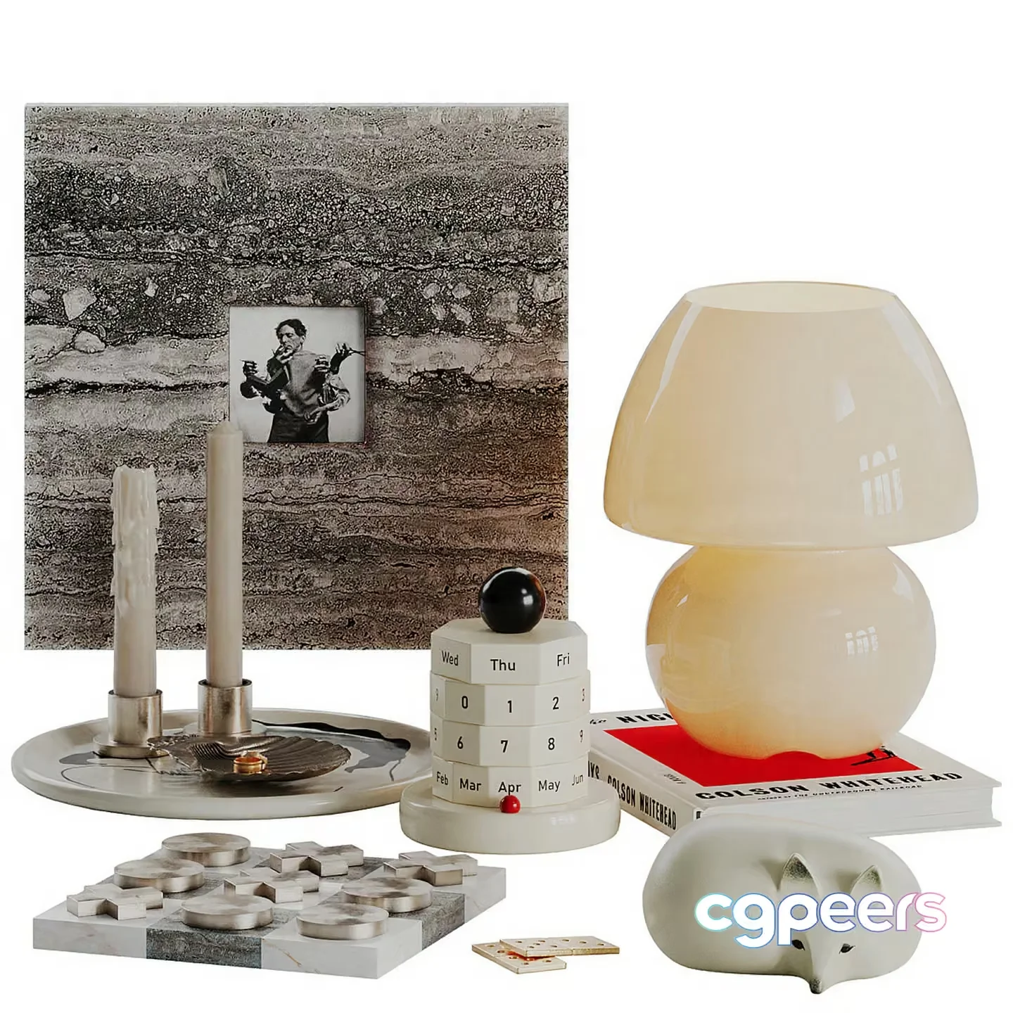 A Home Decor Arrangement 3D Model – 17022 – CORONA Render