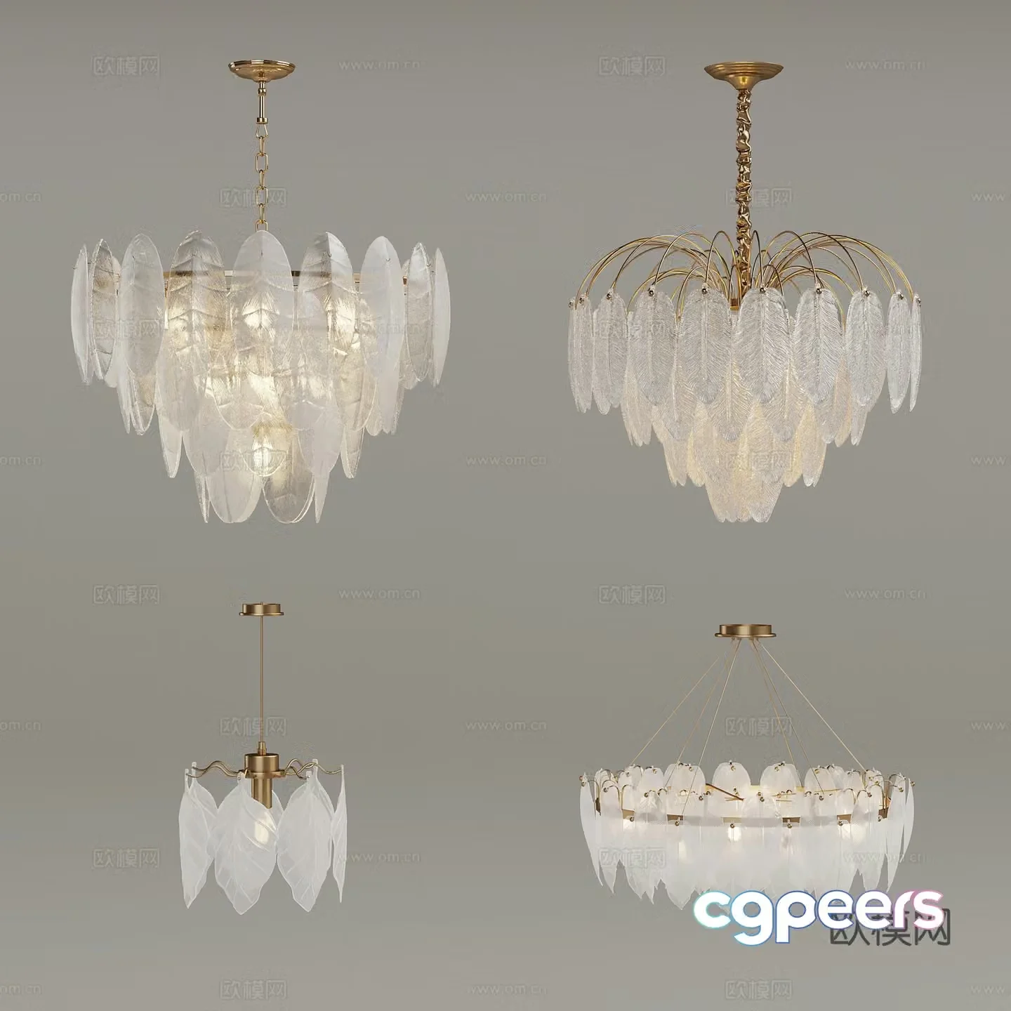 Chandelier French Chandelier 3D Model