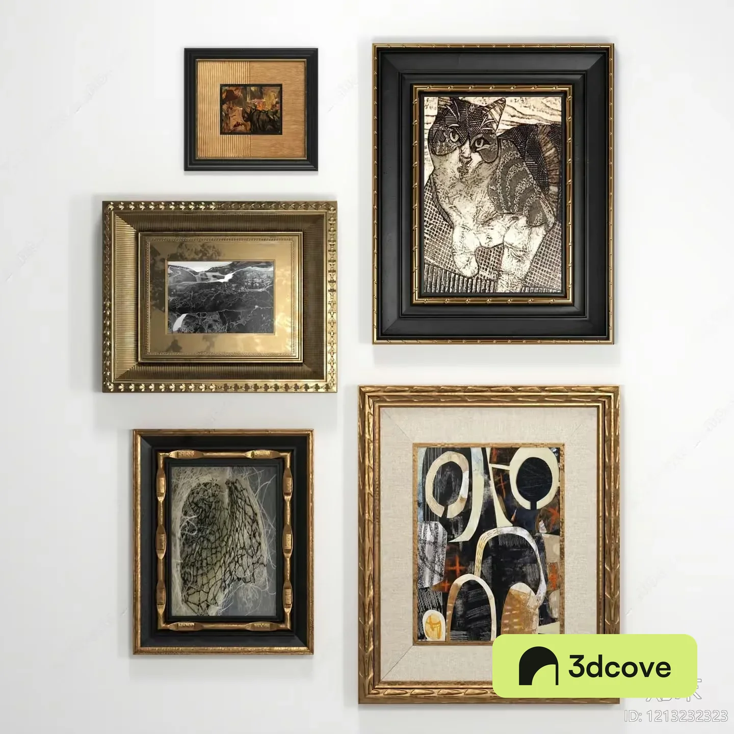 A Collection Of Framed Artwork
