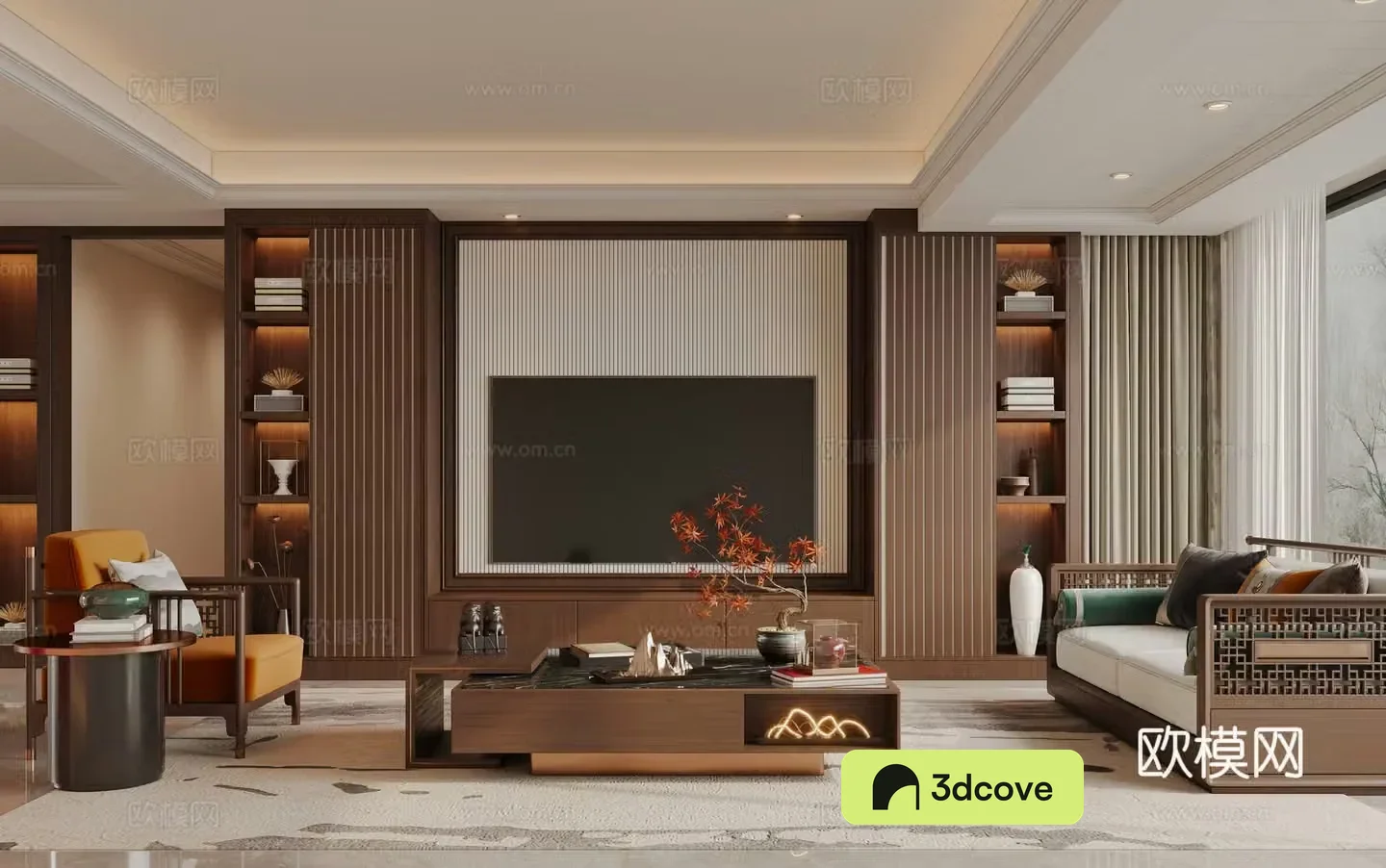 New Chinese living room