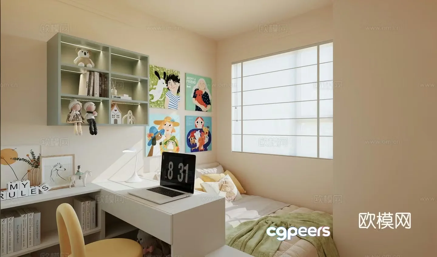 Children’s room 3d model