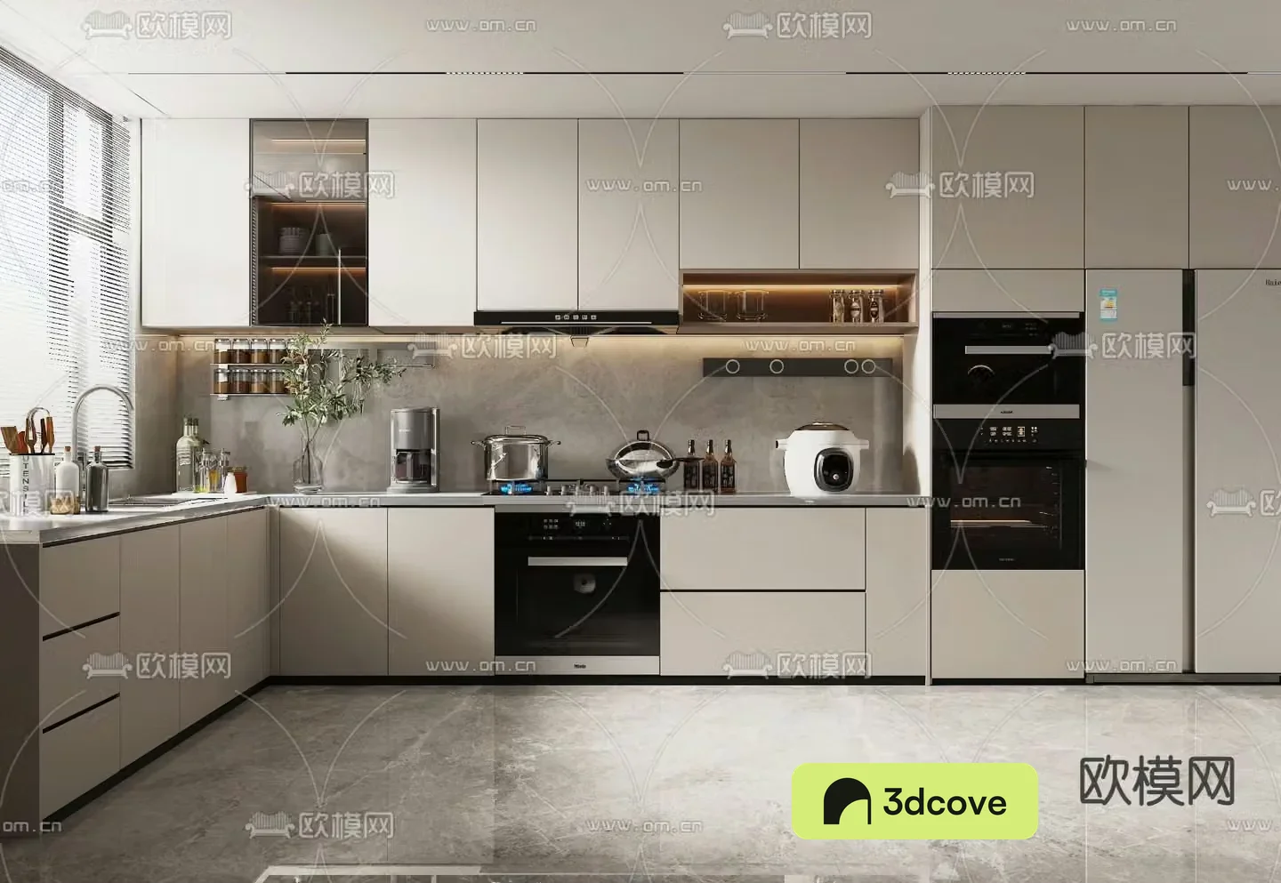 Modern kitchen cabinet