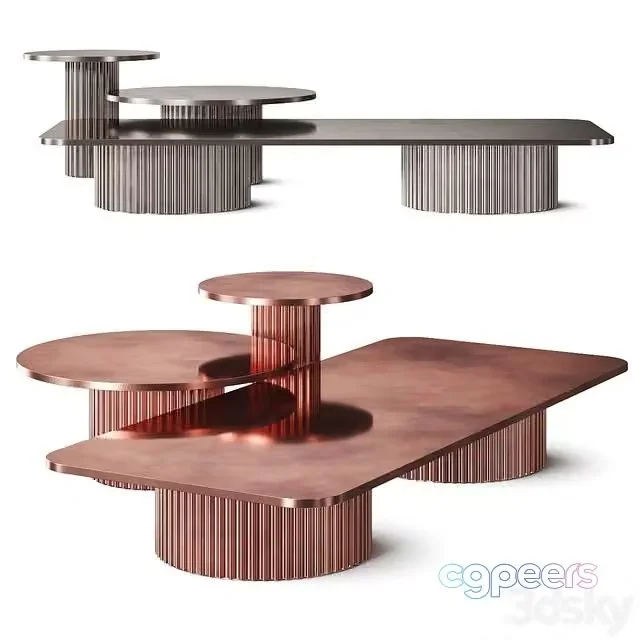 3ds Max Free – Baxter Allure Coffee Tables