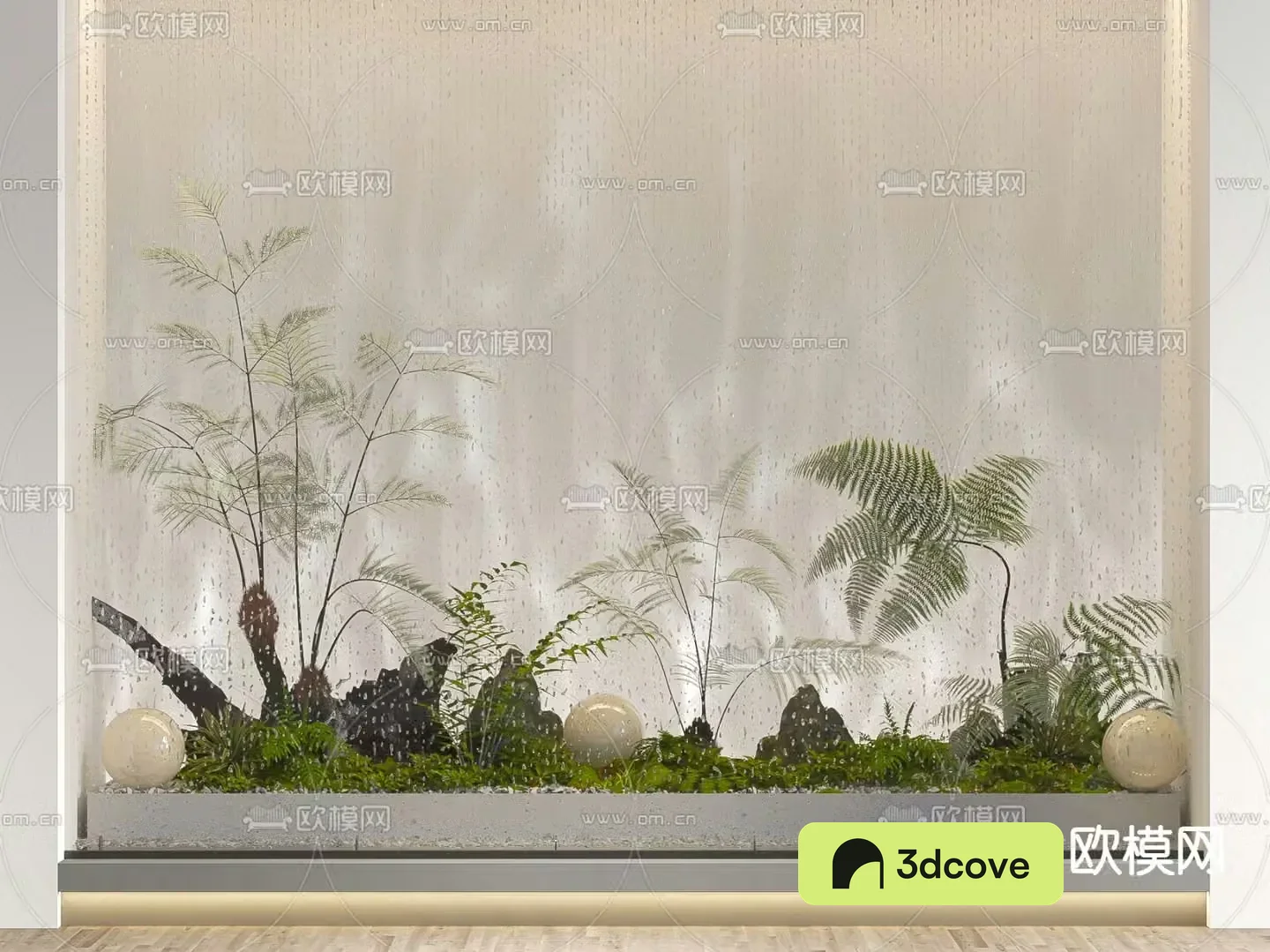 Water pattern lamp wall washer lamp landscape sketch