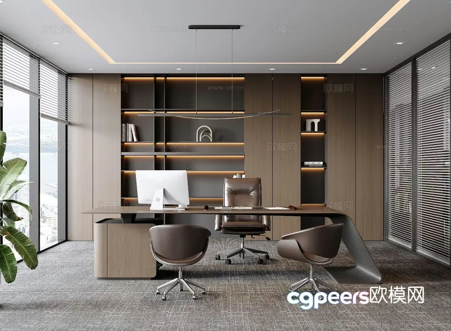 Italian general manager room 3D model