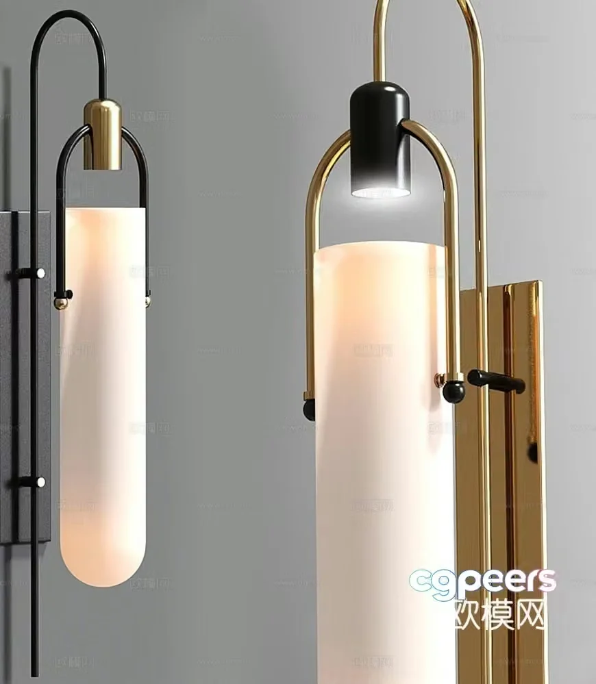 Creative wall lamp wall lamp 3d model