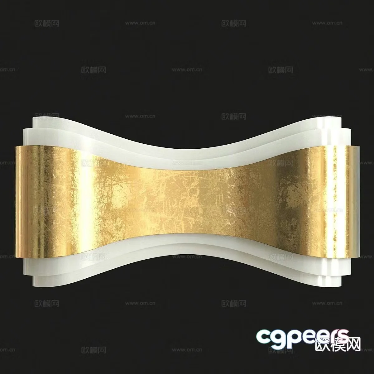 Light luxury wall lamp 3D model