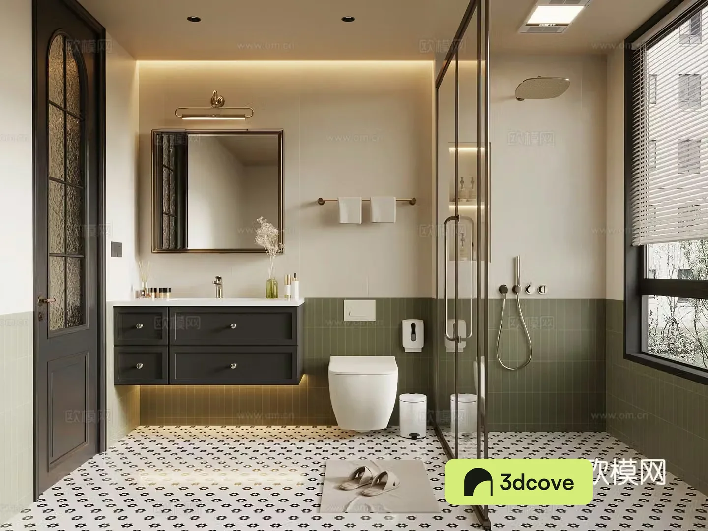French bathroom cabinet toilet