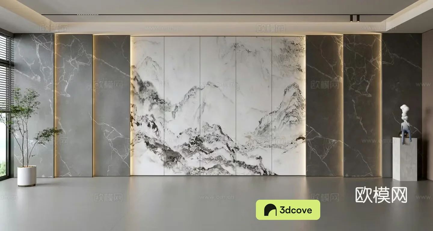 Front desk background wall Hall background wall Company image wall Front desk reception background
