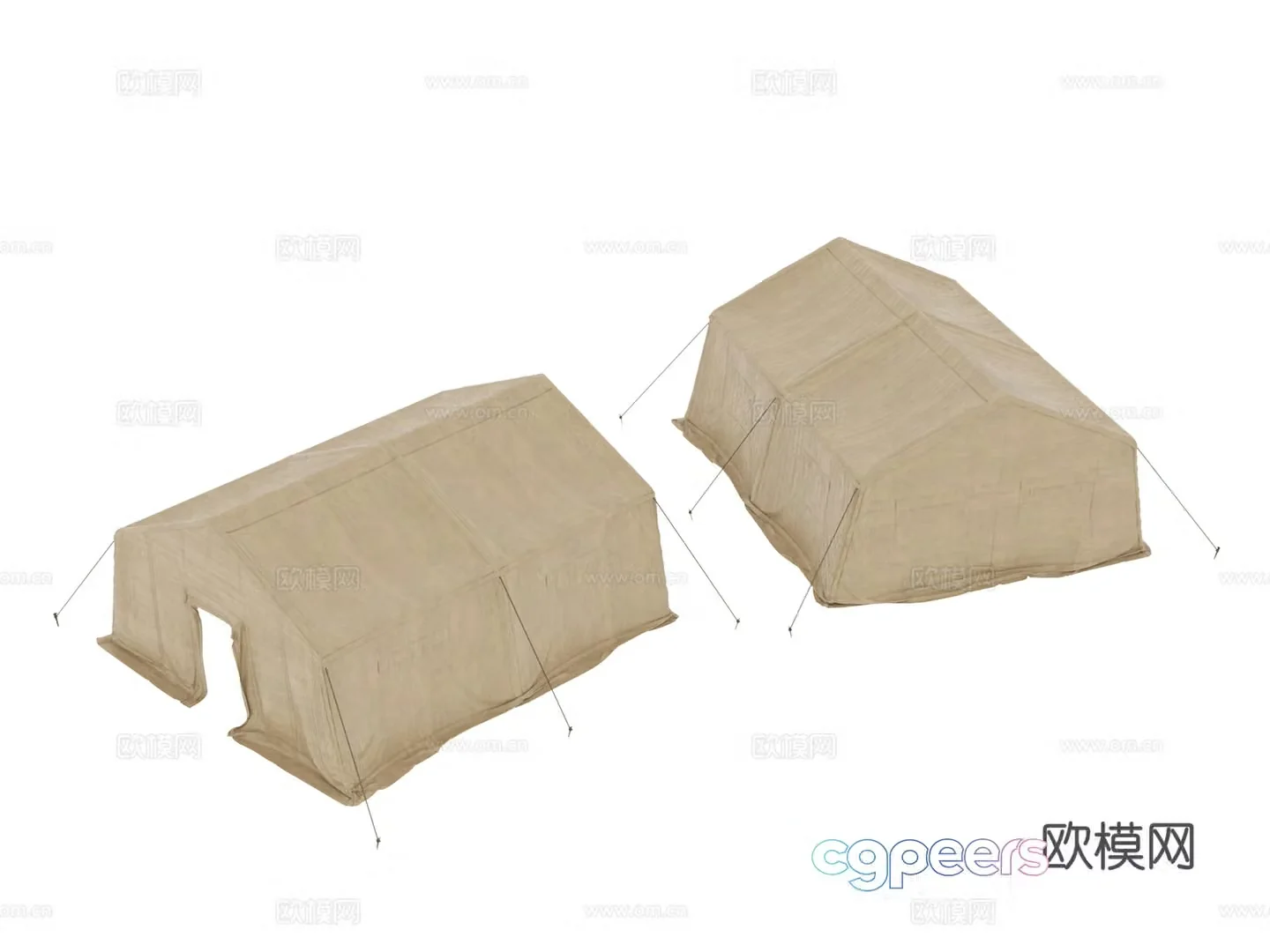 Daily necessities Tent 3d model