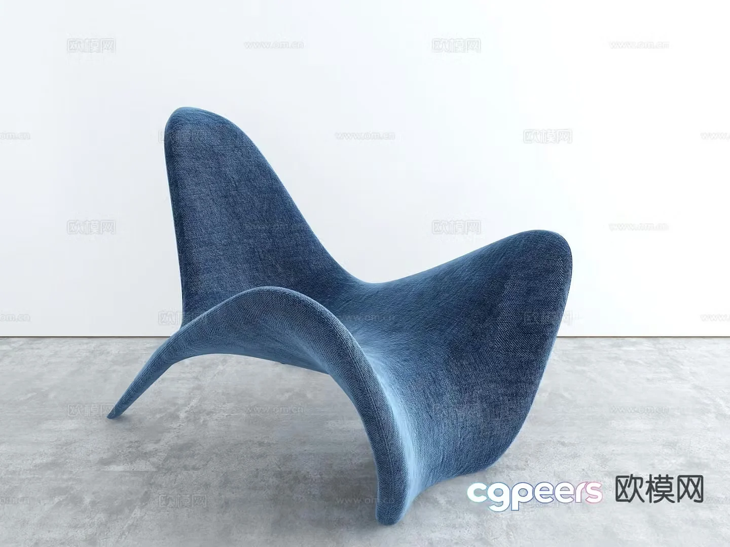 Modern special-shaped sofa 3d model
