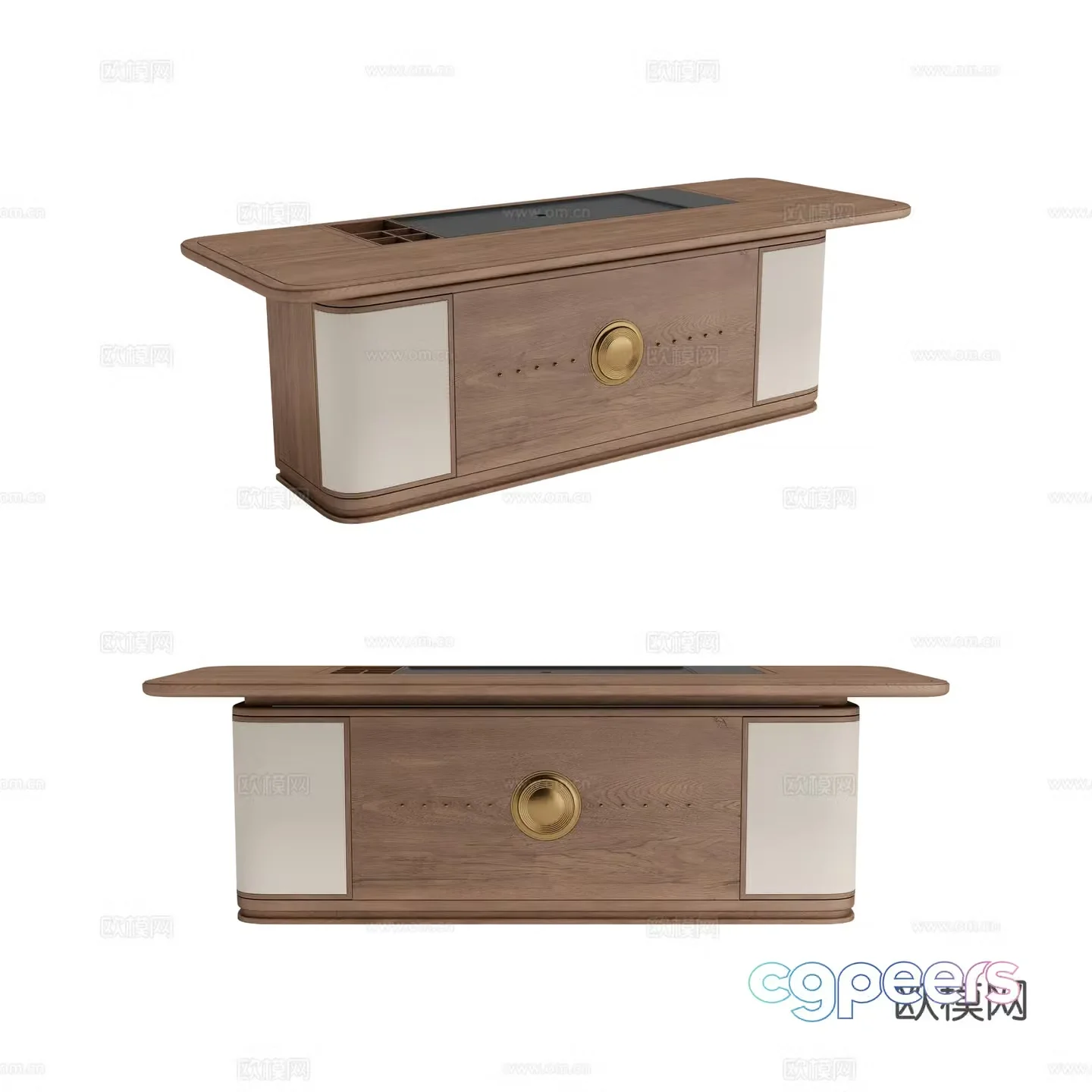New Chinese tea table 3D model