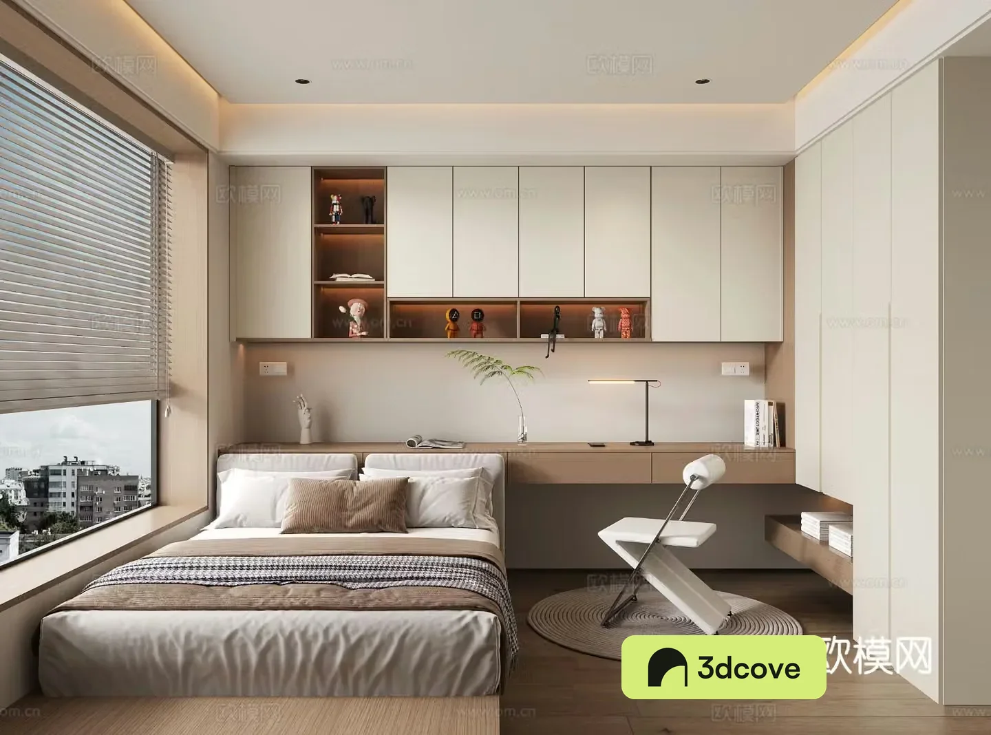 Modern tatami bedroom
