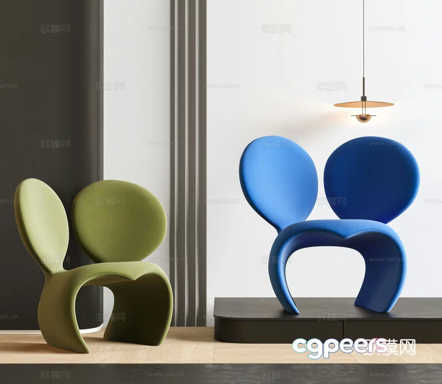 Modern children’s chair Modern simple children’s chair Handmade chair Cartoon chair Single chair Petal chair Flower 3d model