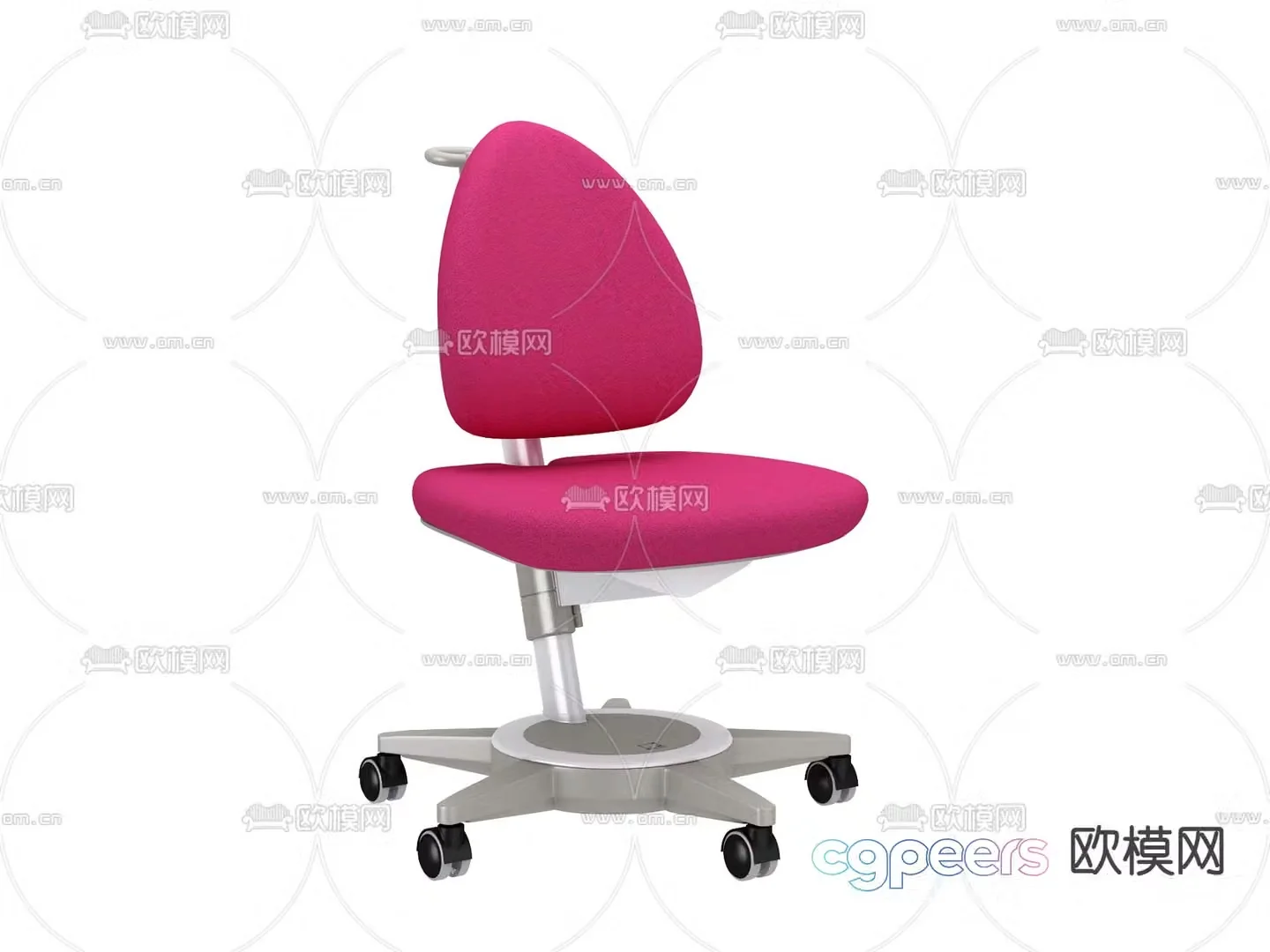 desk chair swivel chair office chair 3d model