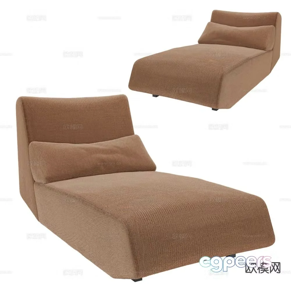 Prostoria beanbag sofa lounge chair 3d model