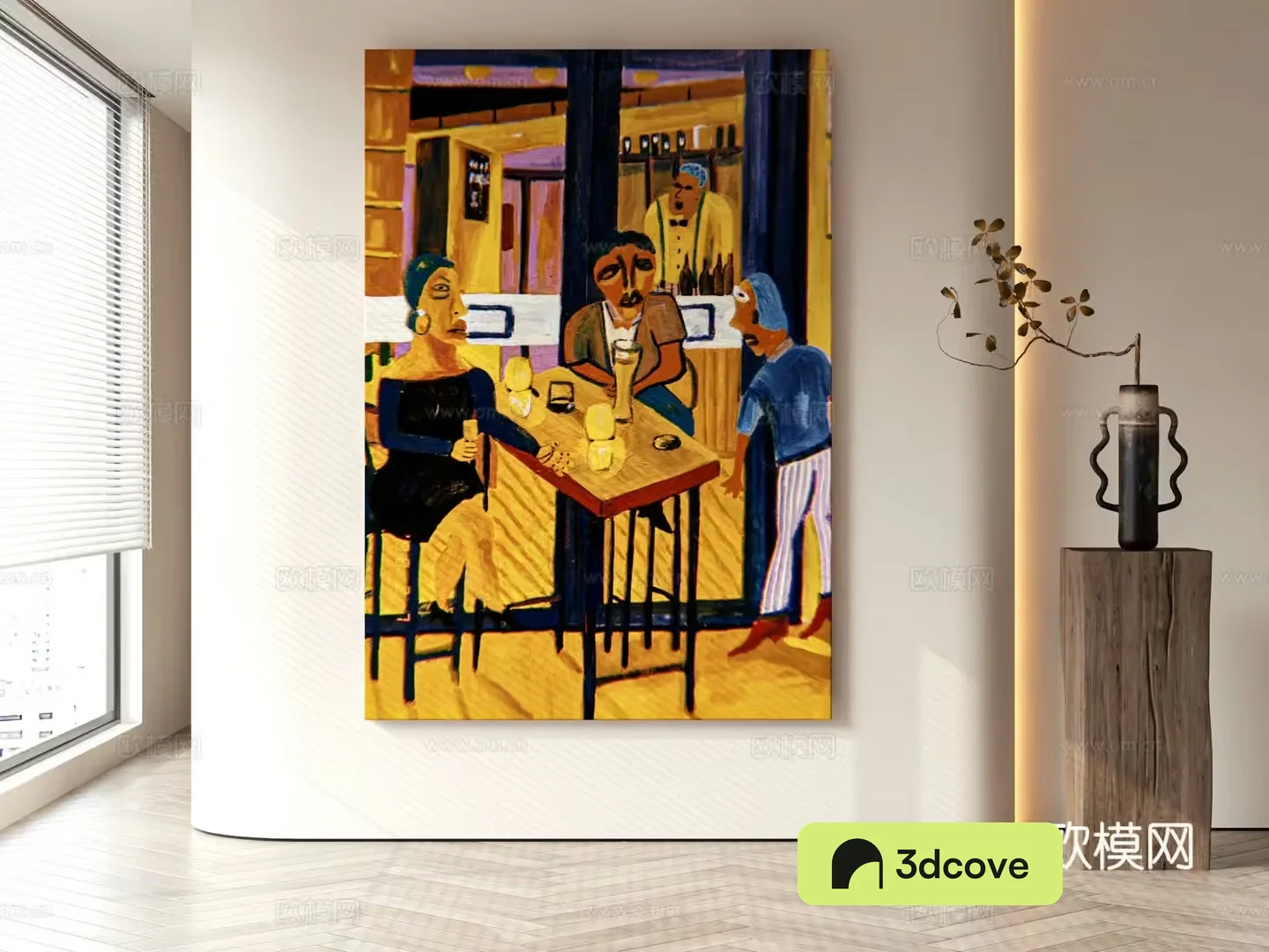 Modern abstract painting decorative painting